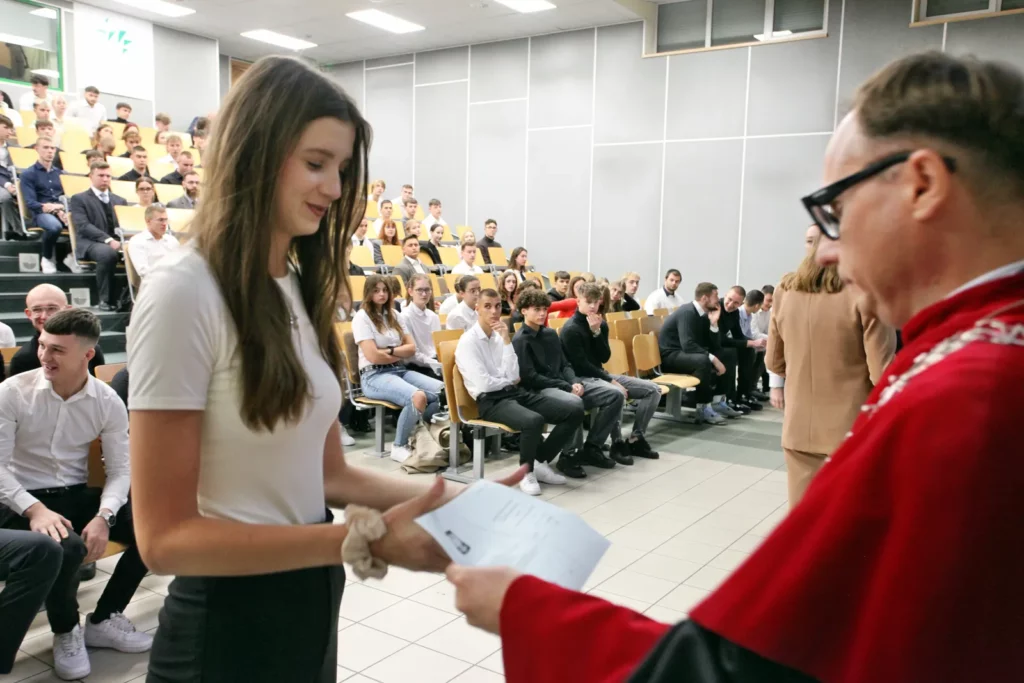 Fot. Adam Stępień - Immatrykulacja studentów rocznika 2024/2025 - Wydział WFiS, kierunek Sport i BiPP