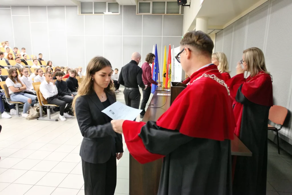 Fot. Adam Stępień - Immatrykulacja studentów rocznika 2024/2025 - Wydział WFiS, kierunek Sport i BiPP