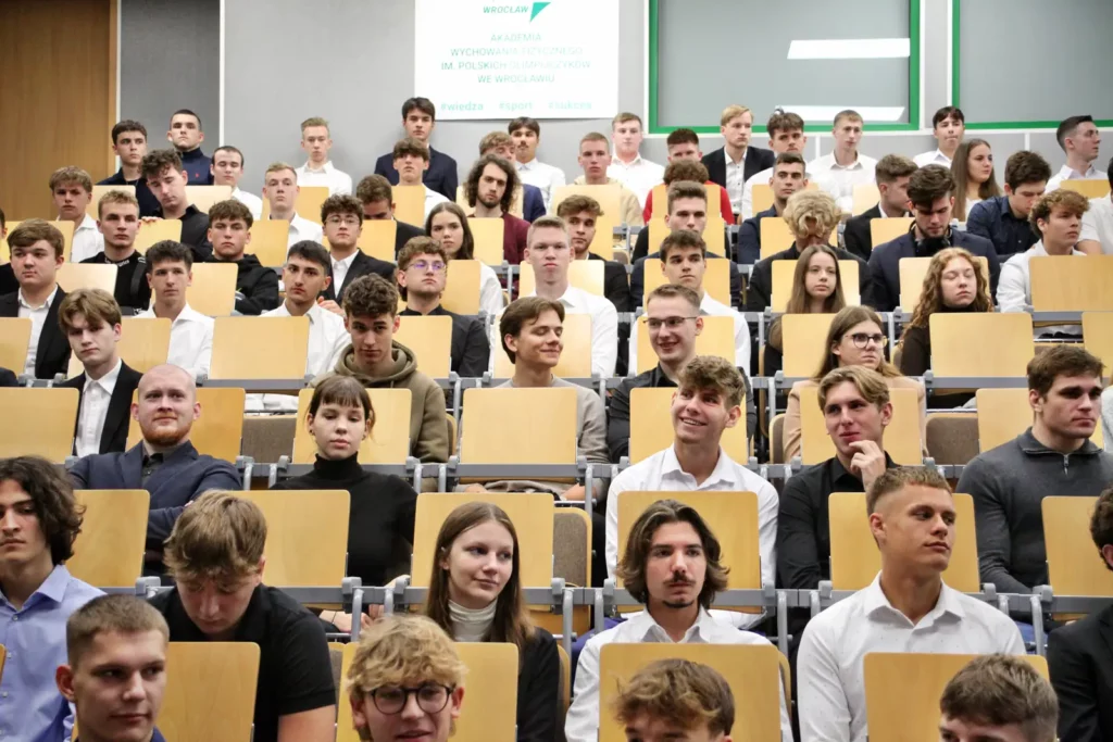 Fot. Adam Stępień - Immatrykulacja studentów rocznika 2024/2025 - Wydział WFiS, kierunek Sport i BiPP