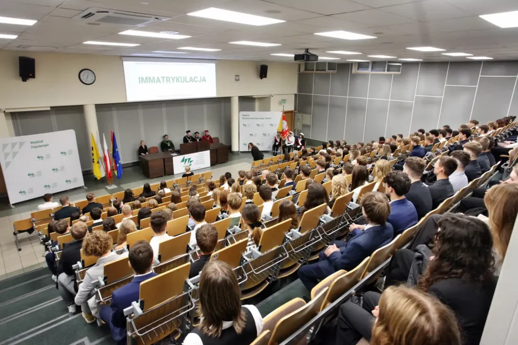 Fot. Adam Stępień - Immatrykulacja studentów rocznika 2024/2025 - Wydział Fizjoterapii, kierunek Fizjoterapia