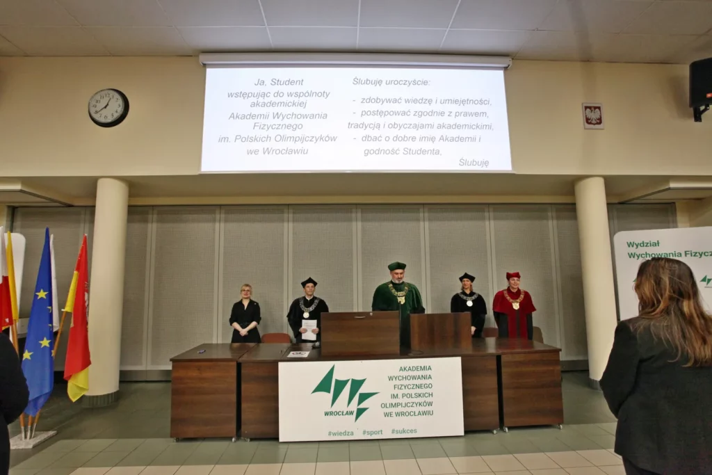 Fot. Adam Stępień - Immatrykulacja studentów rocznika 2024/2025 - Wydział Fizjoterapii, kierunek Fizjoterapia