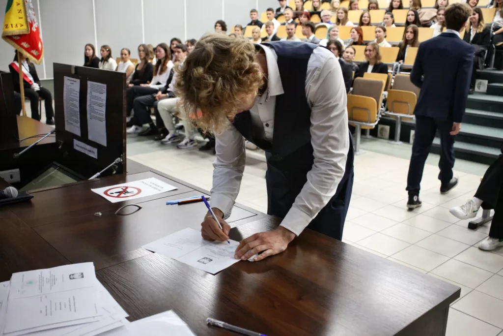 Fot. Adam Stępień - Immatrykulacja studentów rocznika 2024/2025 - Wydział Fizjoterapii, kierunek Fizjoterapia