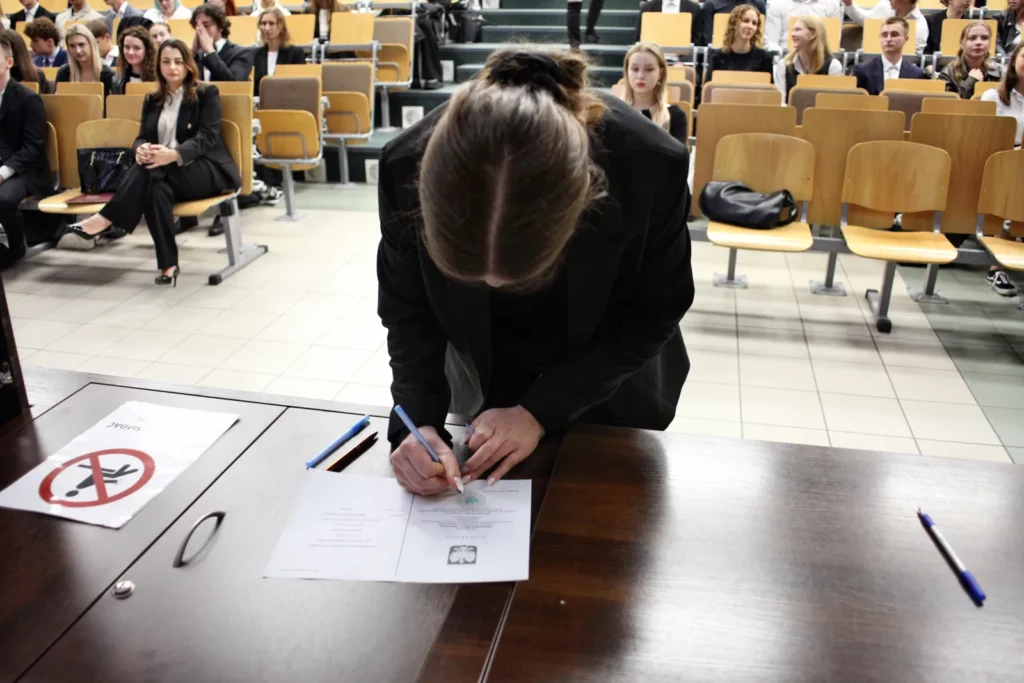 Fot. Adam Stępień - Immatrykulacja studentów rocznika 2024/2025 - Wydział Fizjoterapii, kierunek Fizjoterapia