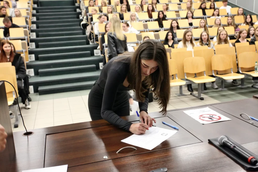 Fot. Adam Stępień - Immatrykulacja studentów rocznika 2024/2025 - Wydział Fizjoterapii, kierunek Kosmetologia i Terapia Zajęciowa