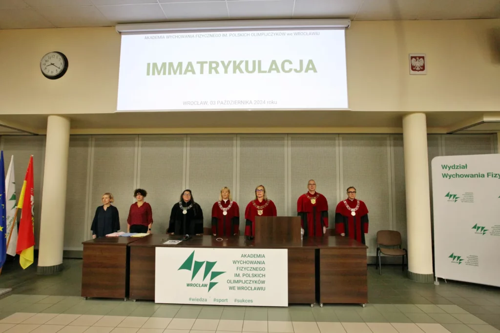 Fot. Adam Stępień - Immatrykulacja studentów Wydziału WFiS, kierunek WF, Sport, TiR - II stopień