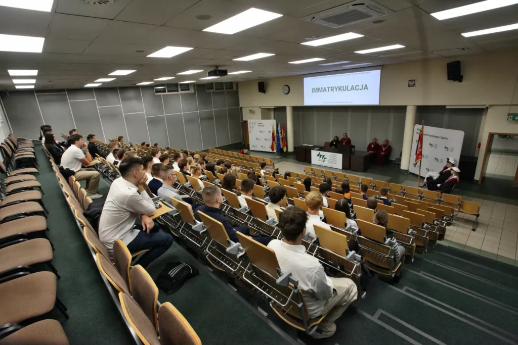 Fot. Adam Stępień - Immatrykulacja studentów Wydziału WFiS, kierunek WF, Sport, TiR - II stopień
