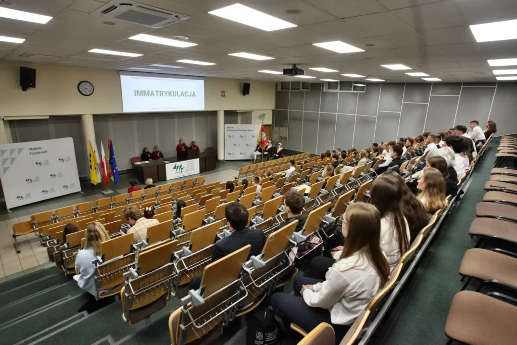 Fot. Adam Stępień - Immatrykulacja studentów Wydziału WFiS, kierunek WF, Sport, TiR - II stopień