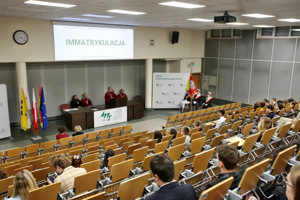 Fot. Adam Stępień - Immatrykulacja studentów Wydziału WFiS, kierunek WF, Sport, TiR - II stopień
