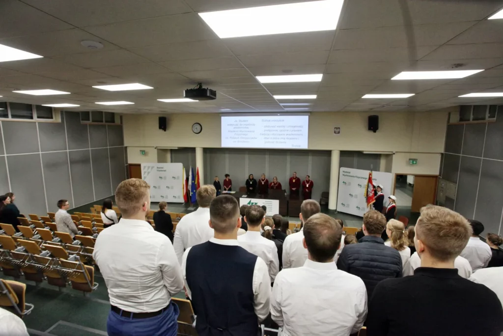 Fot. Adam Stępień - Immatrykulacja studentów Wydziału WFiS, kierunek WF, Sport, TiR - II stopień