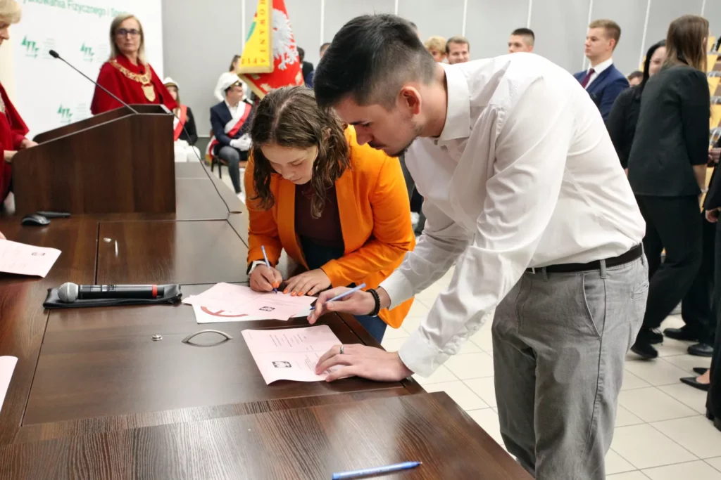 Fot. Adam Stępień - Immatrykulacja studentów Wydziału WFiS, kierunek WF, Sport, TiR - II stopień