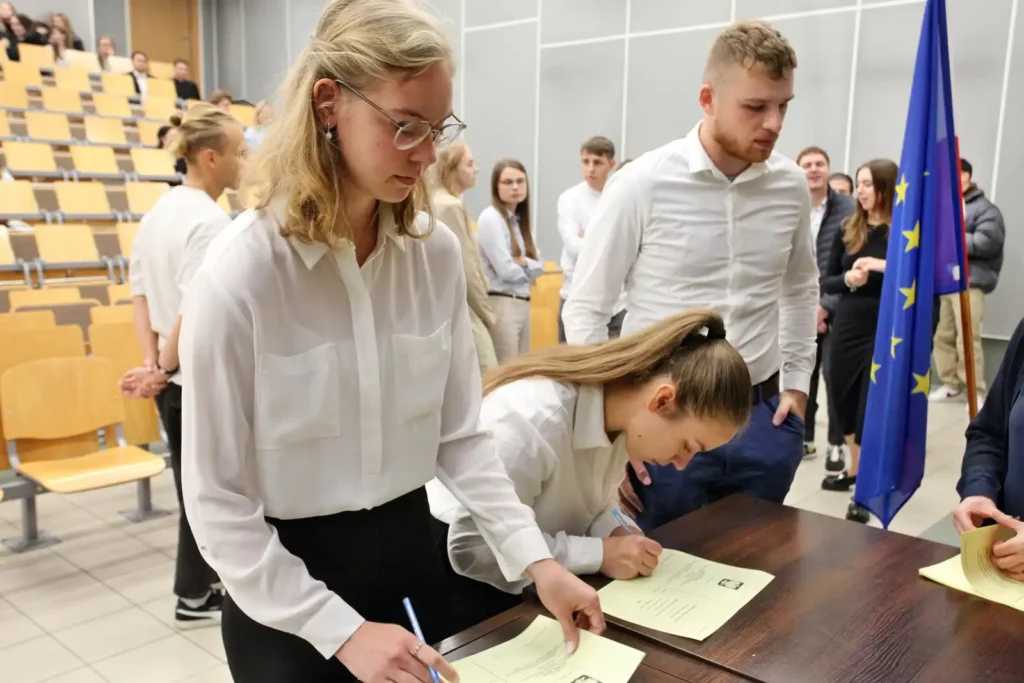 Fot. Adam Stępień - Immatrykulacja studentów Wydziału WFiS, kierunek WF, Sport, TiR - II stopień