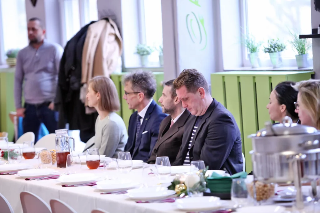Fot. Adam Stępień - Spotkanie wigilijne z Samorządem Studenckim