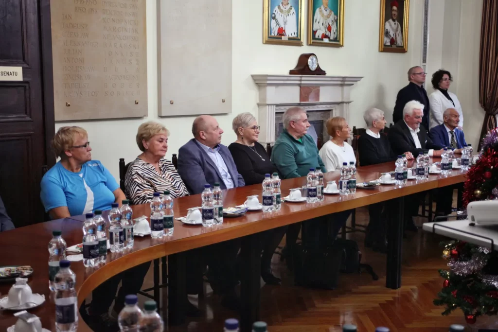 Fot. Adam Stępień - Spotkanie wigilijne z Seniorami Uczelni