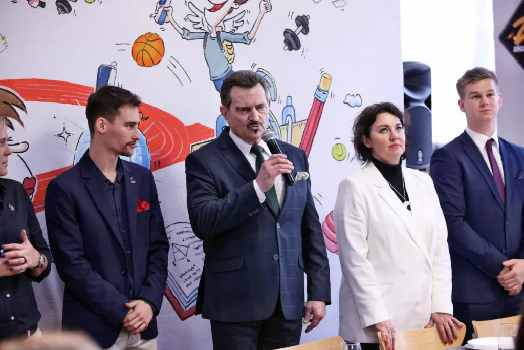 Fot. Adam Stępień - Spotkanie wigilijne z Samorządem Studenckim