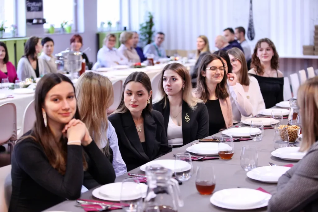 Fot. Adam Stępień - Spotkanie wigilijne z Samorządem Studenckim