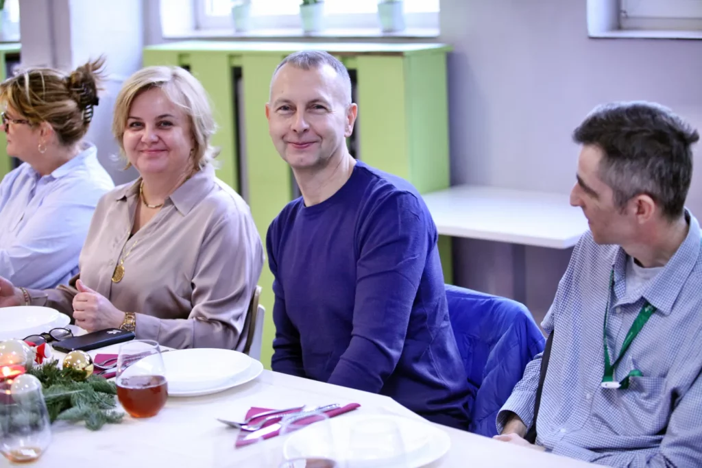 Fot. Adam Stępień - Spotkanie wigilijne z Samorządem Studenckim