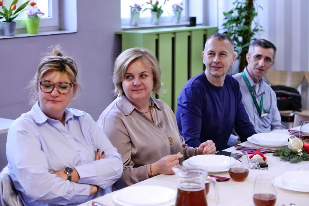 Fot. Adam Stępień - Spotkanie wigilijne z Samorządem Studenckim