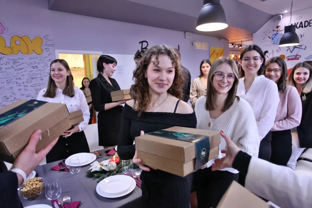 Fot. Adam Stępień - Spotkanie wigilijne z Samorządem Studenckim