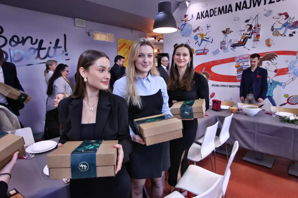 Fot. Adam Stępień - Spotkanie wigilijne z Samorządem Studenckim