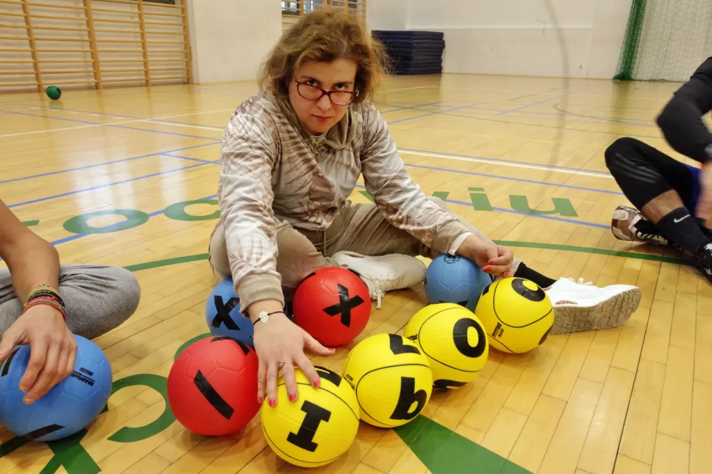 Fot. Adam Stępień - Wykorzystanie piłek EDUball w edukacji i terapii osób dorosłych z niepełnosprawnościami