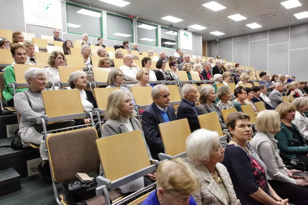 Fot. Adam Stępień - Spotkanie noworoczne społeczności UTW z przedstawicielami władz i pracownikami Uczelni