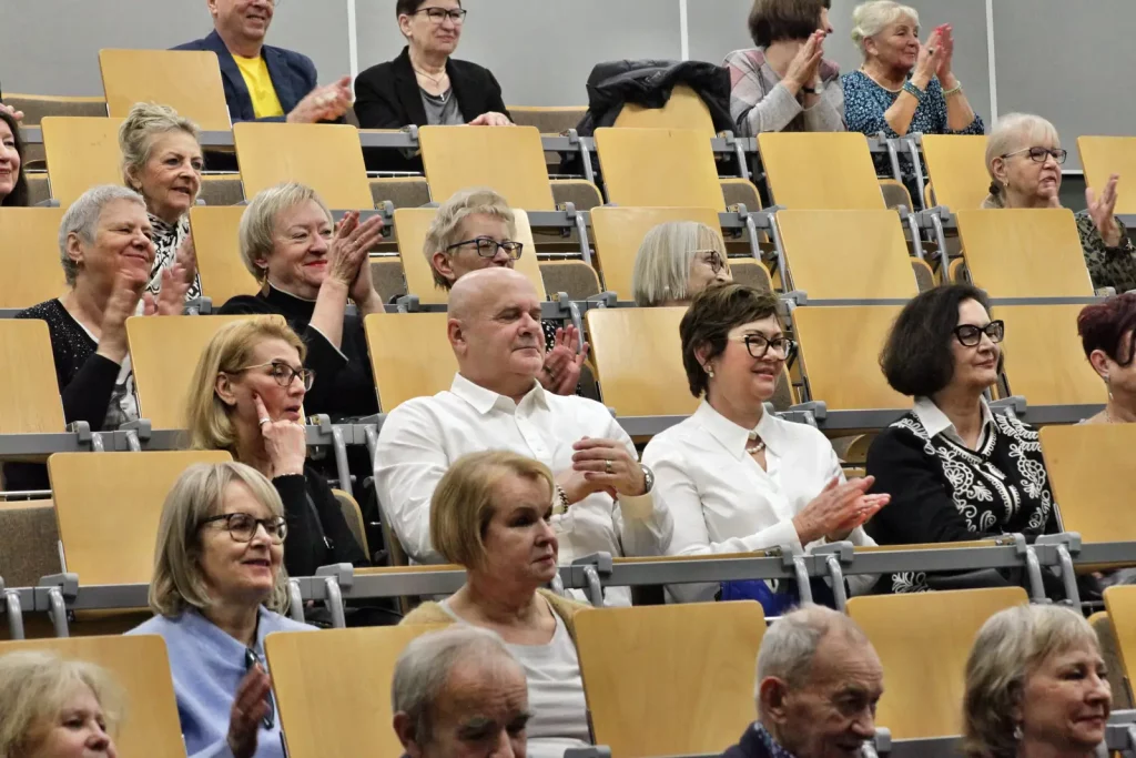 Fot. Adam Stępień - Spotkanie noworoczne społeczności UTW z przedstawicielami władz i pracownikami Uczelni