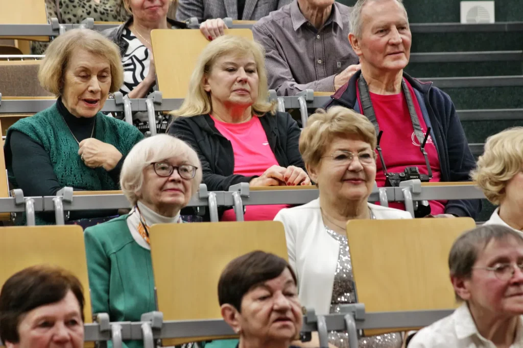 Fot. Adam Stępień - Spotkanie noworoczne społeczności UTW z przedstawicielami władz i pracownikami Uczelni