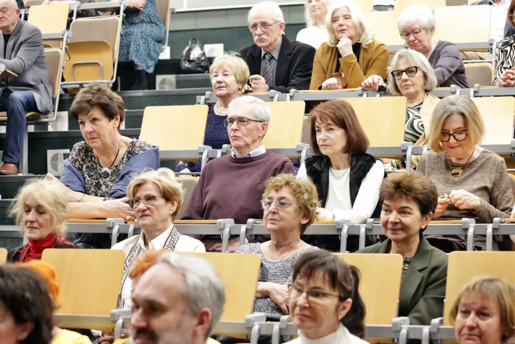 Fot. Adam Stępień - Spotkanie noworoczne społeczności UTW z przedstawicielami władz i pracownikami Uczelni
