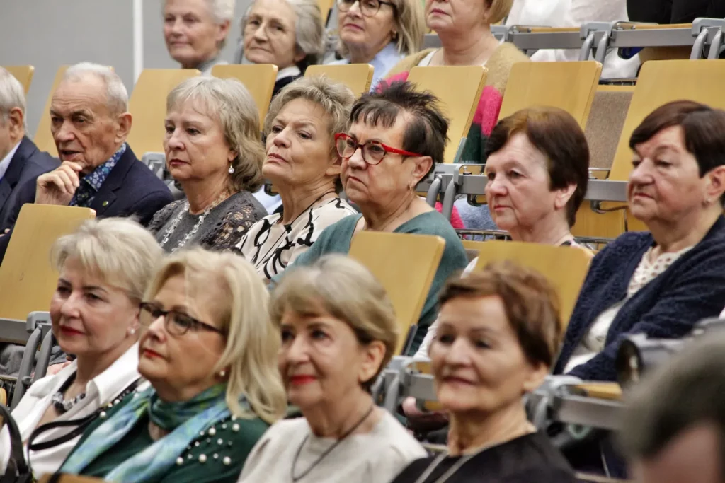 Fot. Adam Stępień - Spotkanie noworoczne społeczności UTW z przedstawicielami władz i pracownikami Uczelni