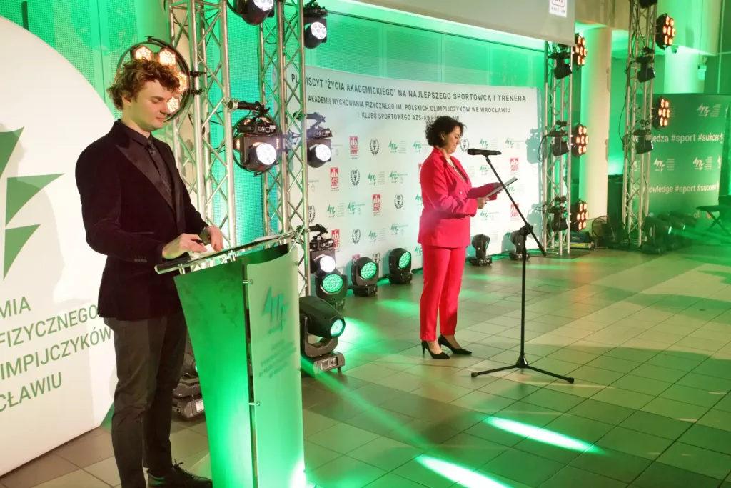 Fot. Adam Stępień - Gala XXXII Plebiscytu na najlepszego sportowca i trenera AWF Wrocław i KS AZS-AWF Wrocław w 2024 roku
