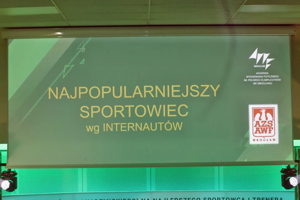 Fot. Adam Stępień - Gala XXXII Plebiscytu na najlepszego sportowca i trenera AWF Wrocław i KS AZS-AWF Wrocław w 2024 roku