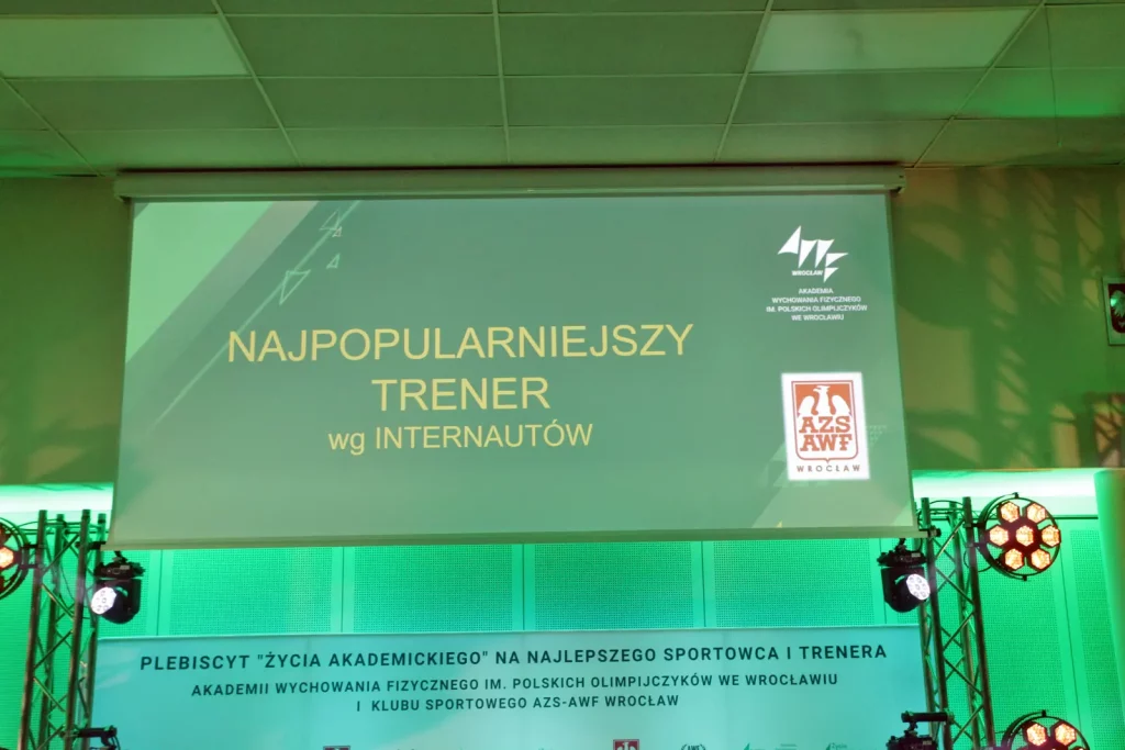Fot. Adam Stępień - Gala XXXII Plebiscytu na najlepszego sportowca i trenera AWF Wrocław i KS AZS-AWF Wrocław w 2024 roku