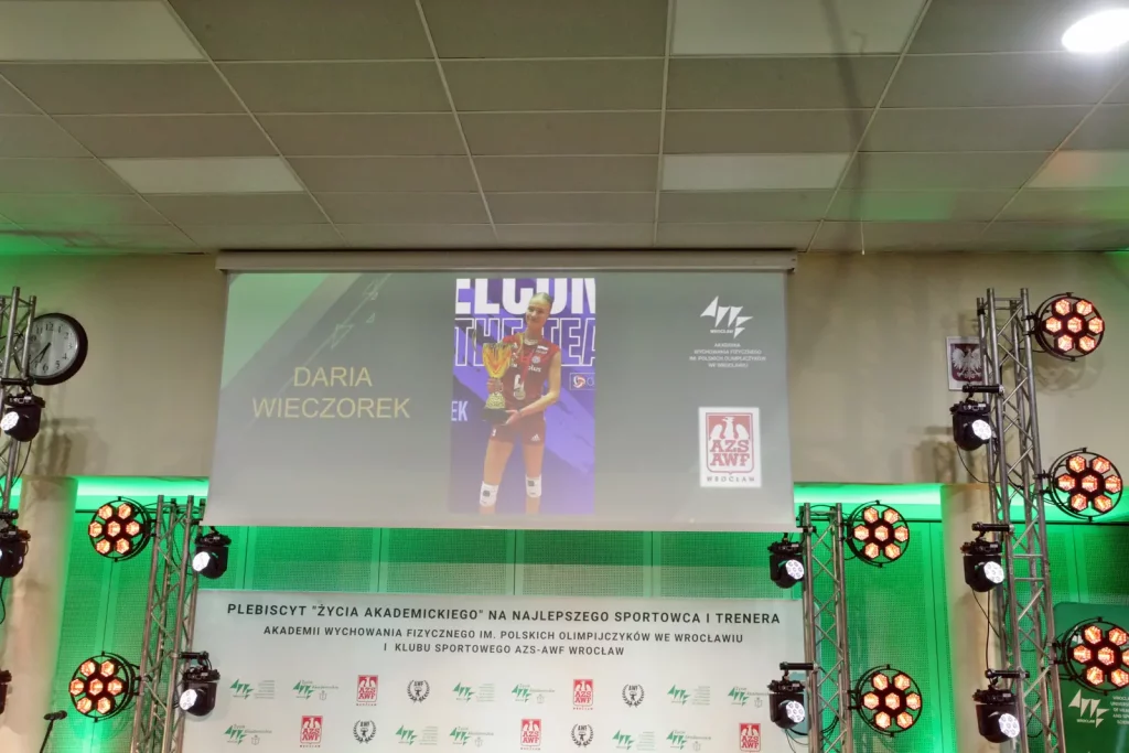 Fot. Adam Stępień - Gala XXXII Plebiscytu na najlepszego sportowca i trenera AWF Wrocław i KS AZS-AWF Wrocław w 2024 roku