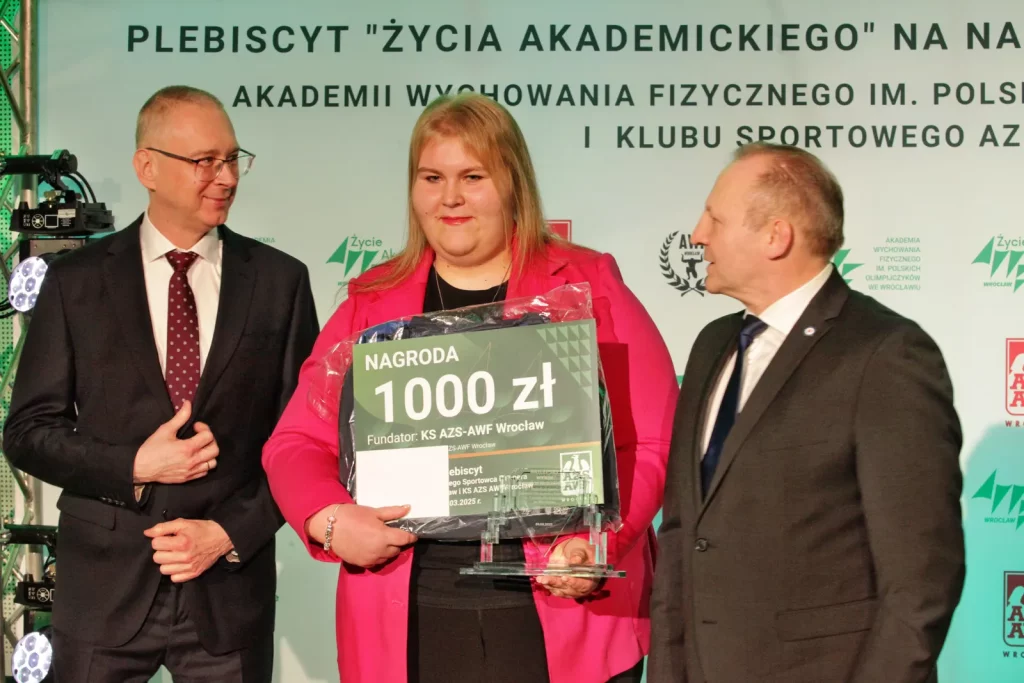 Fot. Adam Stępień - Gala XXXII Plebiscytu na najlepszego sportowca i trenera AWF Wrocław i KS AZS-AWF Wrocław w 2024 roku