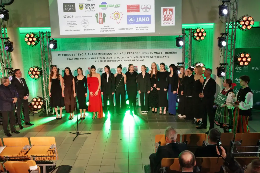 Fot. Adam Stępień - Gala XXXII Plebiscytu na najlepszego sportowca i trenera AWF Wrocław i KS AZS-AWF Wrocław w 2024 roku