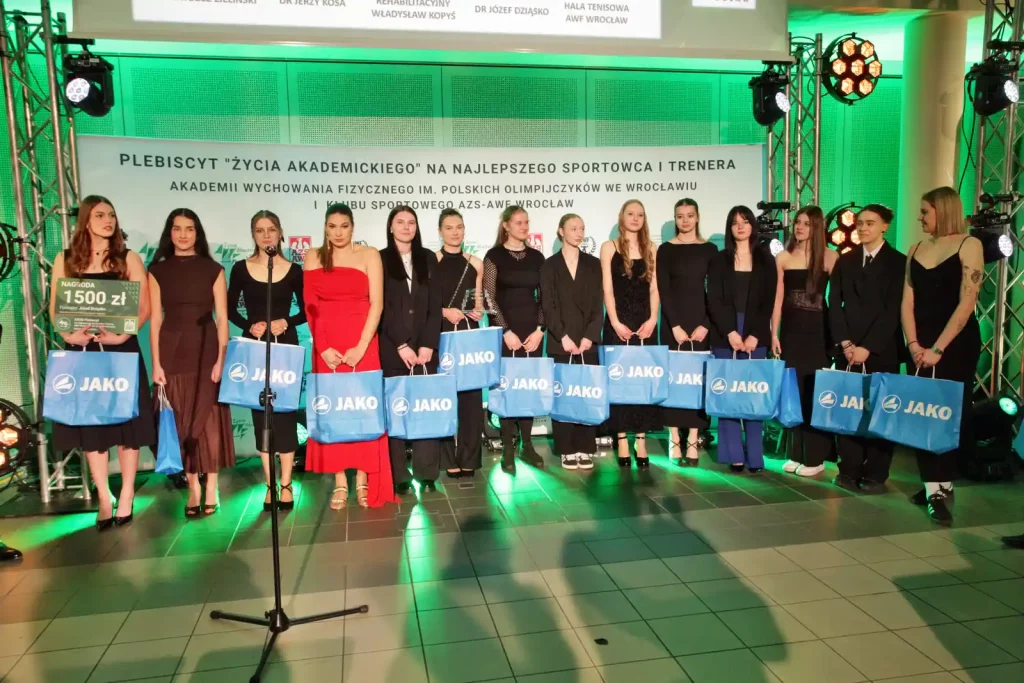 Fot. Adam Stępień - Gala XXXII Plebiscytu na najlepszego sportowca i trenera AWF Wrocław i KS AZS-AWF Wrocław w 2024 roku