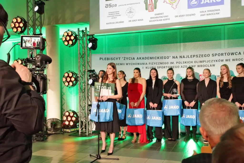 Fot. Adam Stępień - Gala XXXII Plebiscytu na najlepszego sportowca i trenera AWF Wrocław i KS AZS-AWF Wrocław w 2024 roku