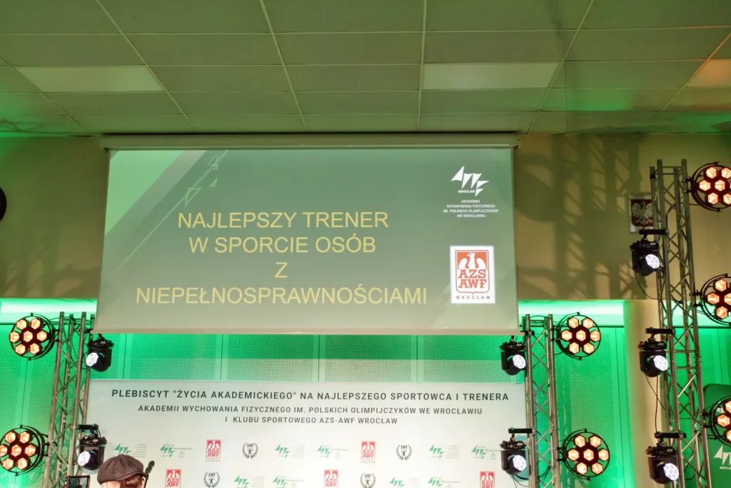 Fot. Adam Stępień - Gala XXXII Plebiscytu na najlepszego sportowca i trenera AWF Wrocław i KS AZS-AWF Wrocław w 2024 roku