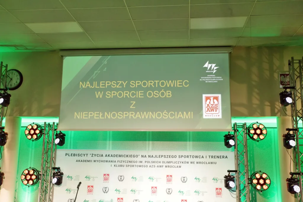 Fot. Adam Stępień - Gala XXXII Plebiscytu na najlepszego sportowca i trenera AWF Wrocław i KS AZS-AWF Wrocław w 2024 roku