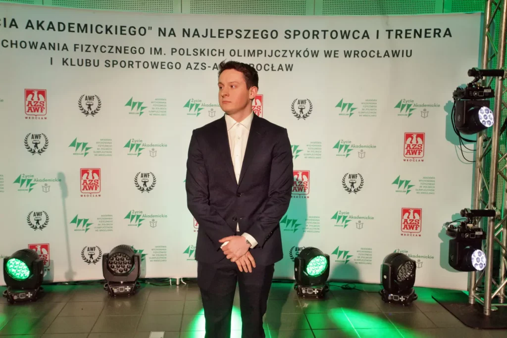 Fot. Adam Stępień - Gala XXXII Plebiscytu na najlepszego sportowca i trenera AWF Wrocław i KS AZS-AWF Wrocław w 2024 roku