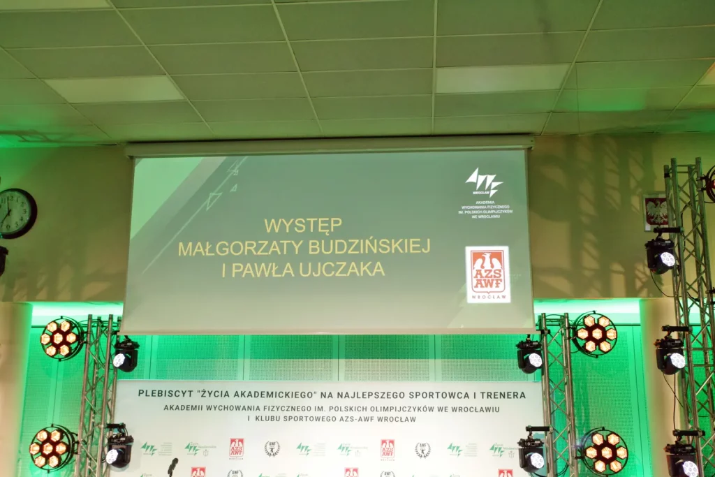 Fot. Adam Stępień - Gala XXXII Plebiscytu na najlepszego sportowca i trenera AWF Wrocław i KS AZS-AWF Wrocław w 2024 roku
