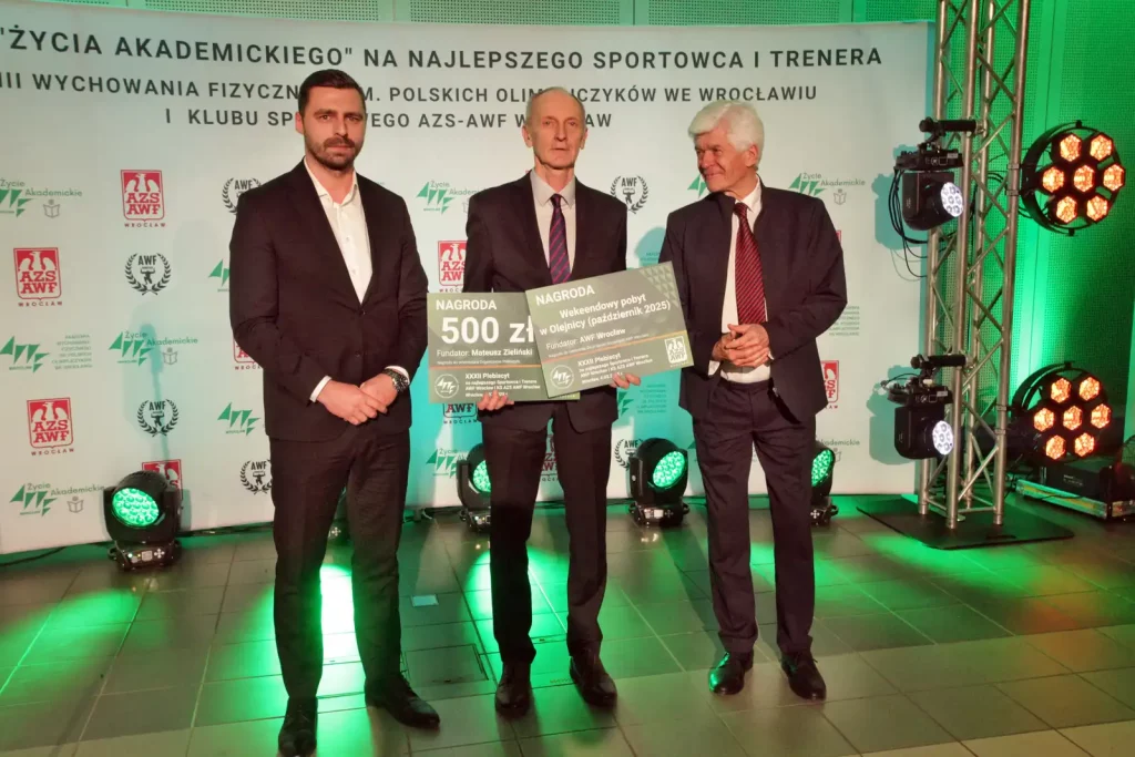 Fot. Adam Stępień - Gala XXXII Plebiscytu na najlepszego sportowca i trenera AWF Wrocław i KS AZS-AWF Wrocław w 2024 roku