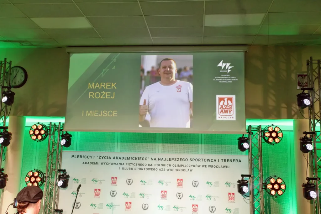 Fot. Adam Stępień - Gala XXXII Plebiscytu na najlepszego sportowca i trenera AWF Wrocław i KS AZS-AWF Wrocław w 2024 roku