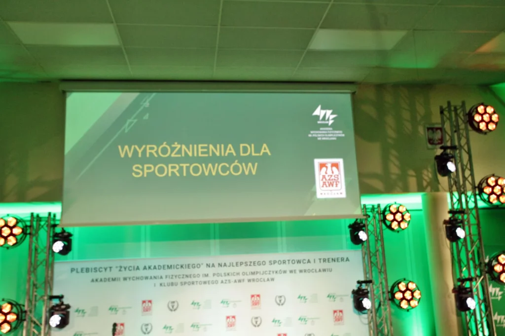 Fot. Adam Stępień - Gala XXXII Plebiscytu na najlepszego sportowca i trenera AWF Wrocław i KS AZS-AWF Wrocław w 2024 roku