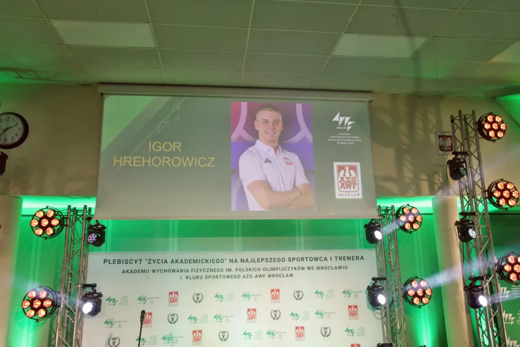 Fot. Adam Stępień - Gala XXXII Plebiscytu na najlepszego sportowca i trenera AWF Wrocław i KS AZS-AWF Wrocław w 2024 roku