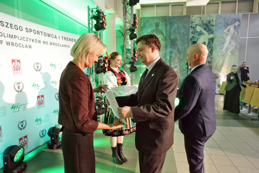 Fot. Adam Stępień - Gala XXXII Plebiscytu na najlepszego sportowca i trenera AWF Wrocław i KS AZS-AWF Wrocław w 2024 roku