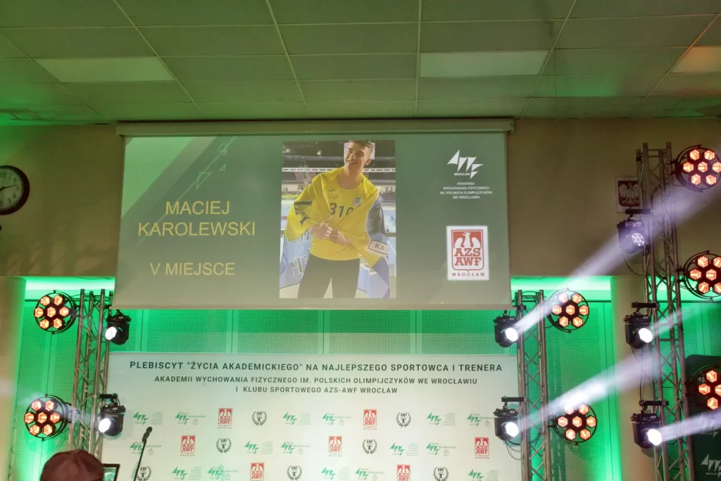 Fot. Adam Stępień - Gala XXXII Plebiscytu na najlepszego sportowca i trenera AWF Wrocław i KS AZS-AWF Wrocław w 2024 roku