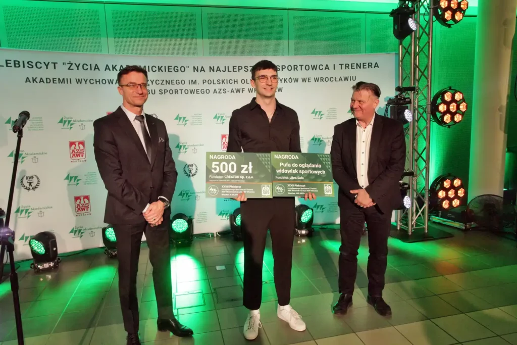 Fot. Adam Stępień - Gala XXXII Plebiscytu na najlepszego sportowca i trenera AWF Wrocław i KS AZS-AWF Wrocław w 2024 roku