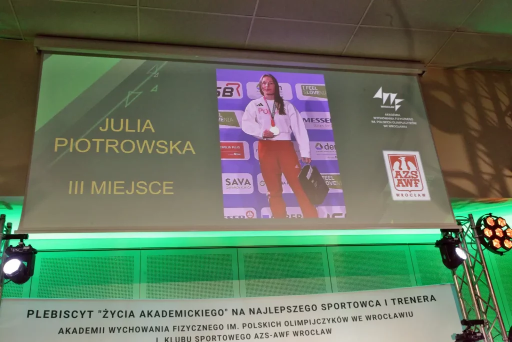 Fot. Adam Stępień - Gala XXXII Plebiscytu na najlepszego sportowca i trenera AWF Wrocław i KS AZS-AWF Wrocław w 2024 roku