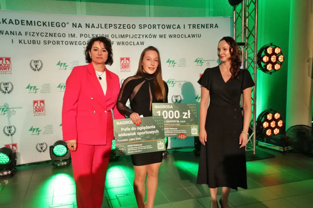 Fot. Adam Stępień - Gala XXXII Plebiscytu na najlepszego sportowca i trenera AWF Wrocław i KS AZS-AWF Wrocław w 2024 roku